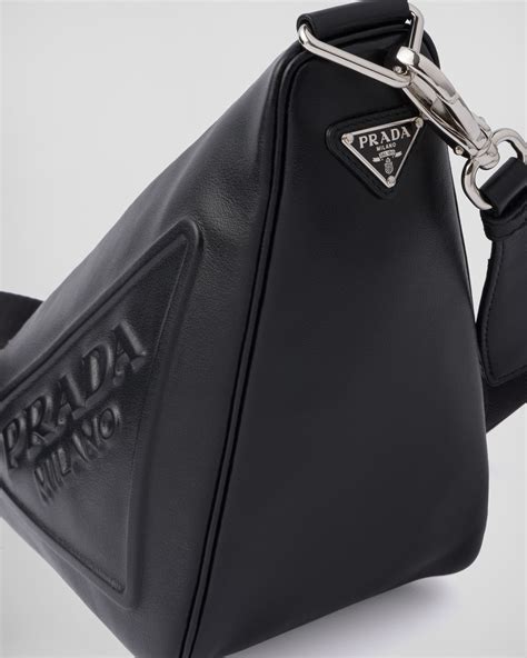 prada black triangle bag|prada triangle shoulder bag.